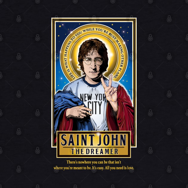 John The Dreamer by Pop Art Saints